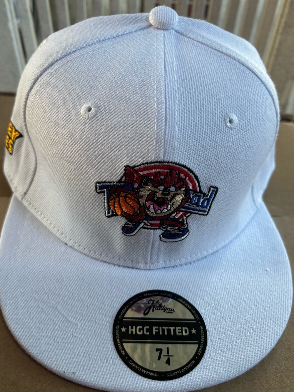 Tune Squad White Fitted Hat - HGC Fitted 7 1/4